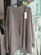 Strickjacke offen lässiger Schnitt