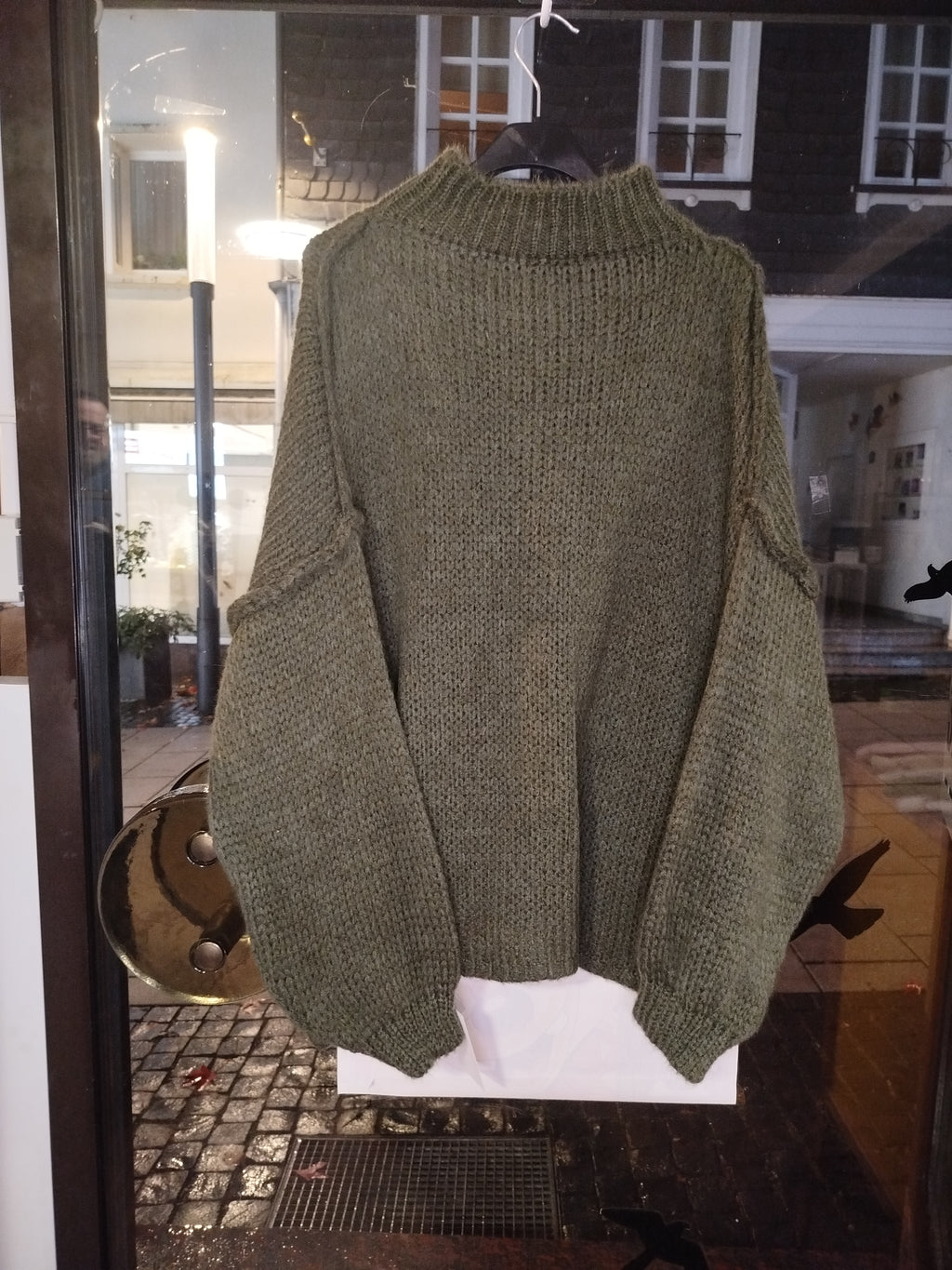 Kuscheliger Strickpullover mit Stehkragen oversized onesize (36-44)