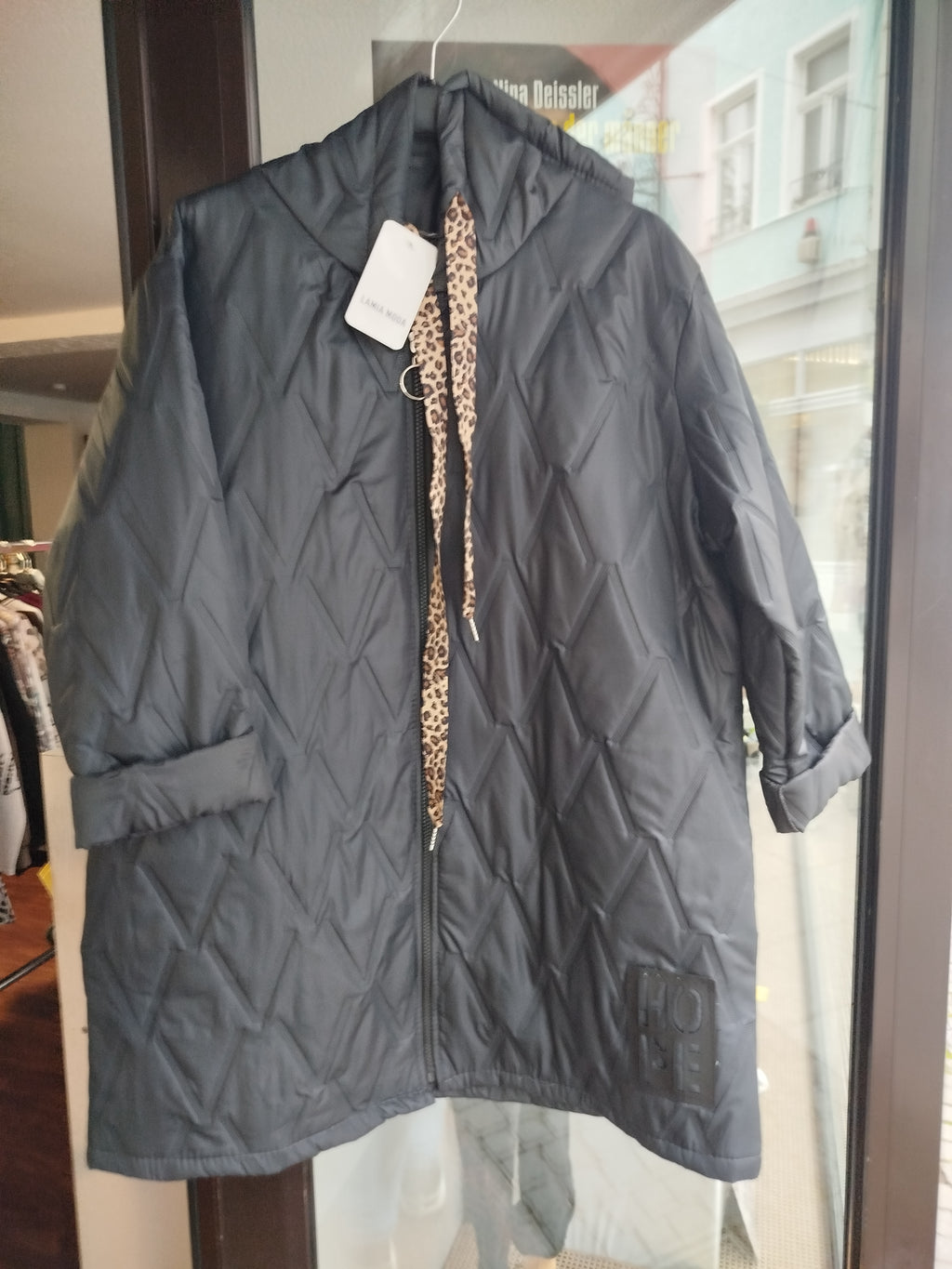 Steppjacke mit Kapuze onesize