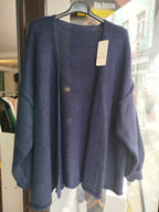 Strickjacke offen lässiger Schnitt