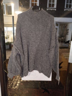 Kuscheliger Strickpullover mit Stehkragen oversized onesize (36-44)