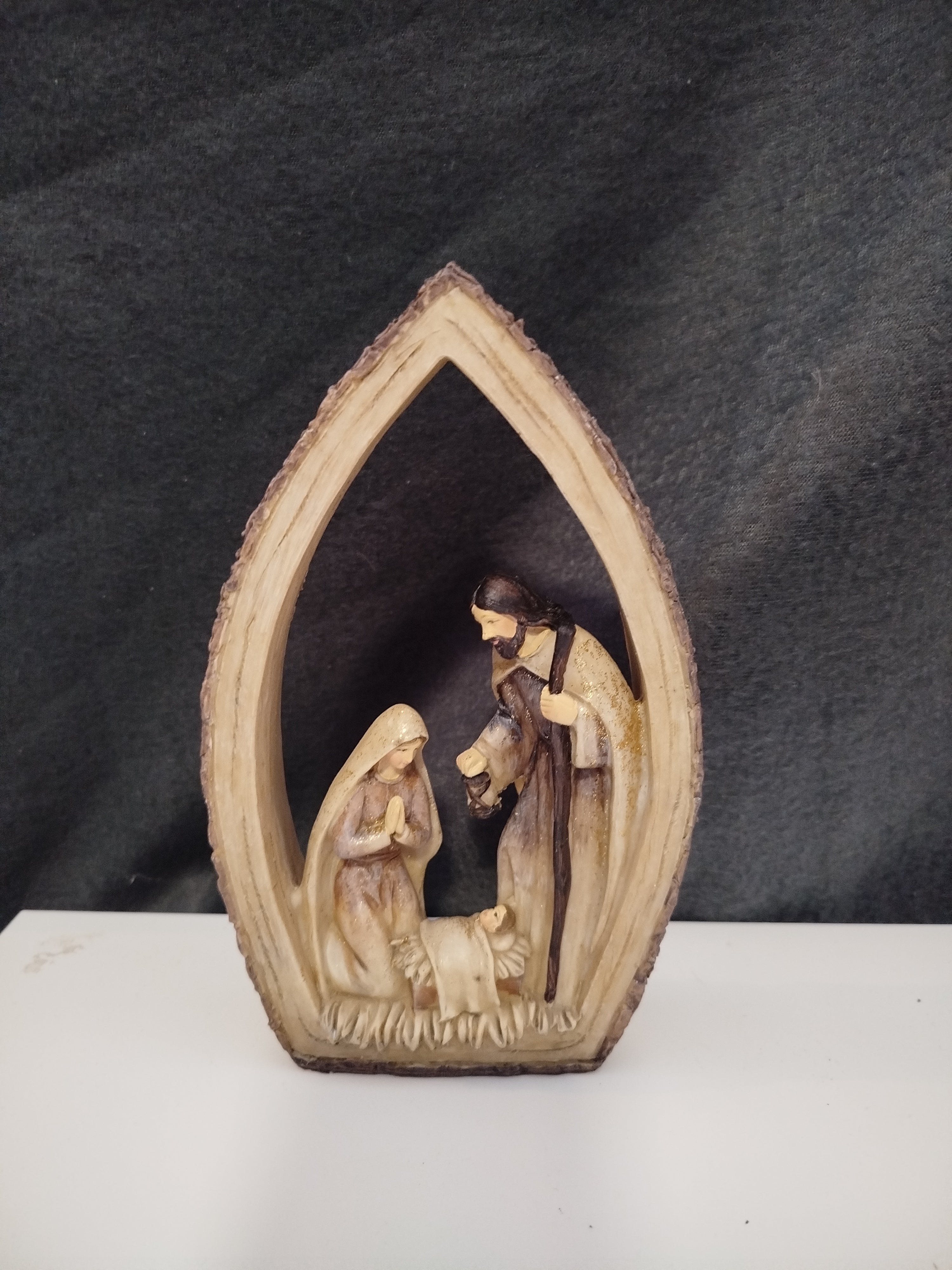 Krippenszene aus Harz von Gilde