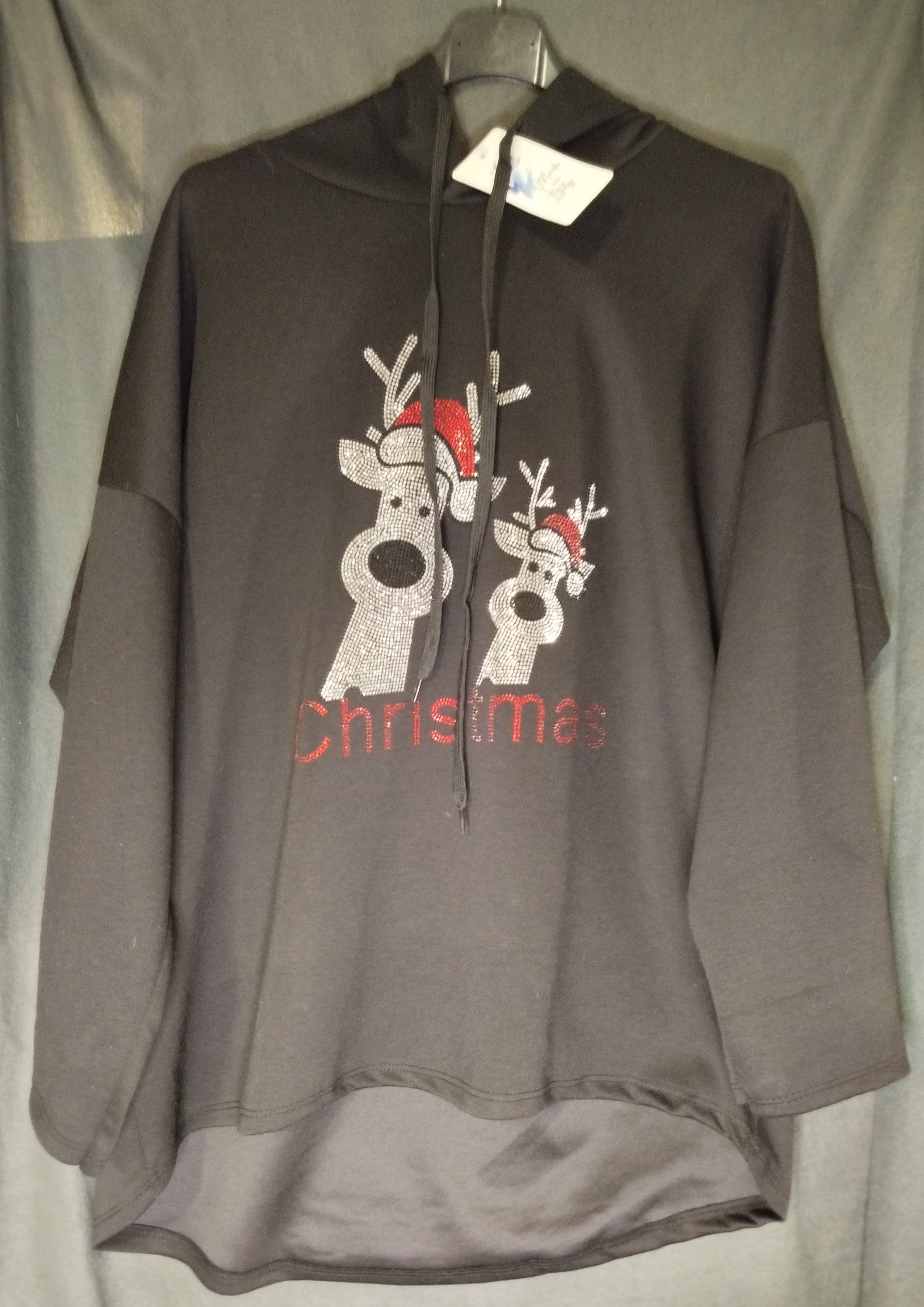 Hoodie mit Weihnachtsmotiv onesize (Gr. 38-44)