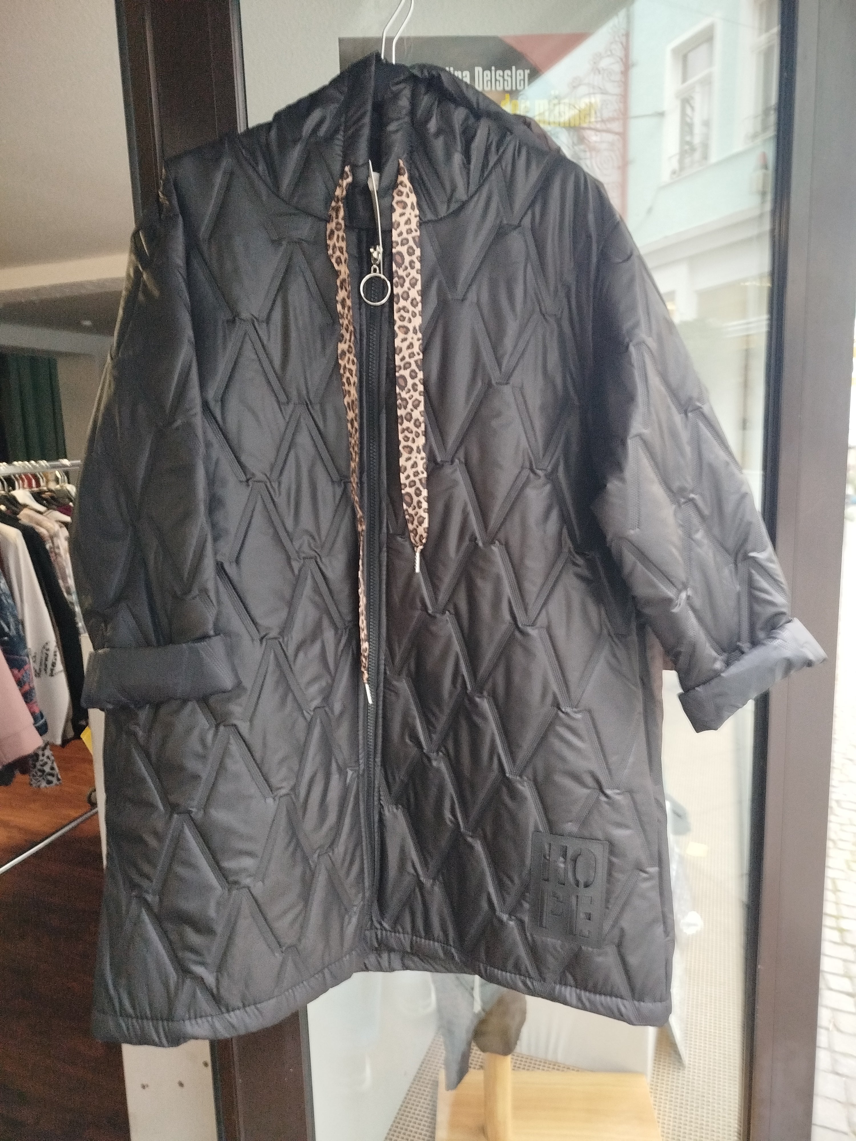 Steppjacke mit Kapuze onesize