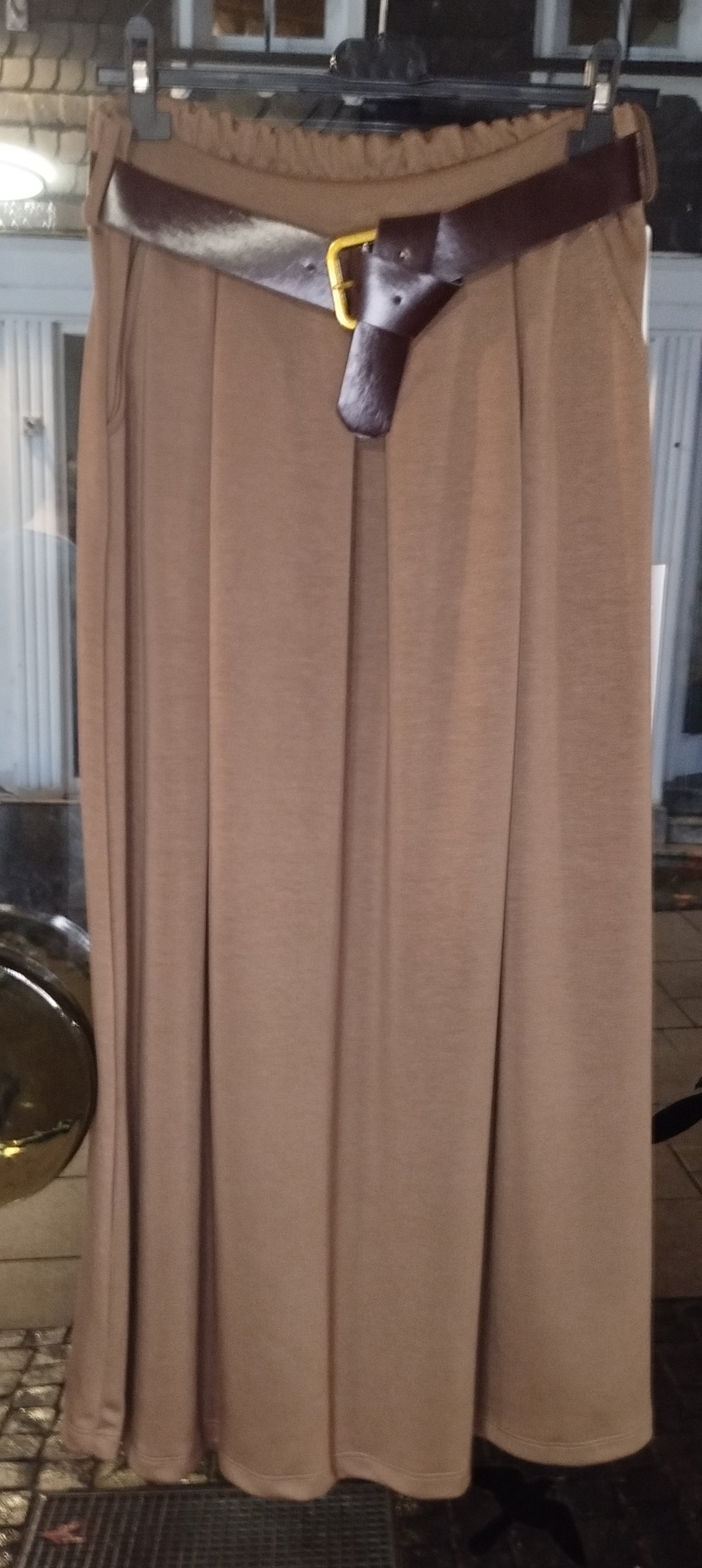 Rock Sweatshirtstoff onesize (36-44) mit gummizug und Gürtel