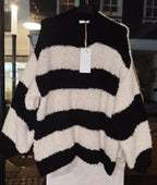 Strickpullover gestreift oversized onesize (36-44