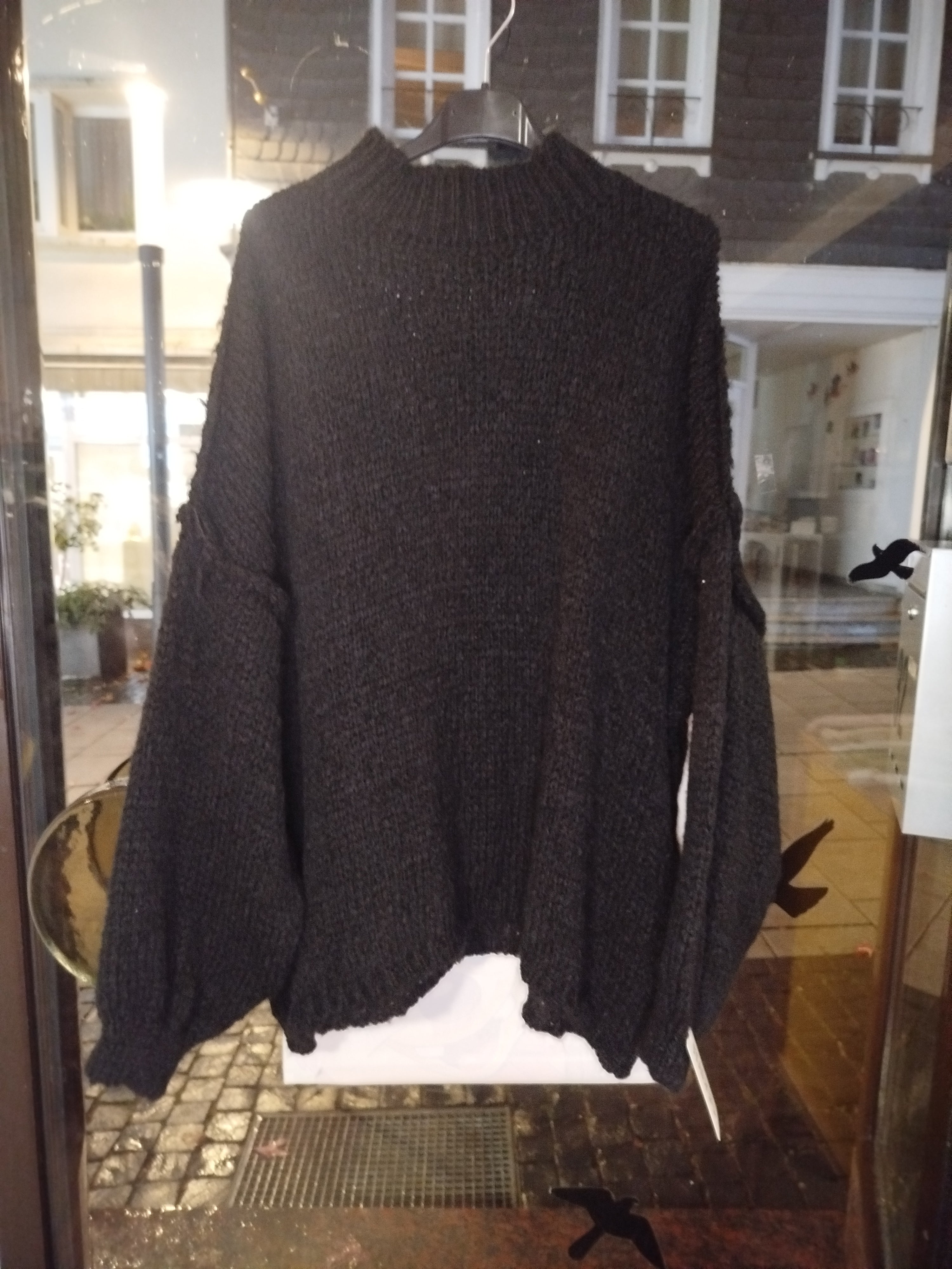 Kuscheliger Strickpullover mit Stehkragen oversized onesize (36-44)