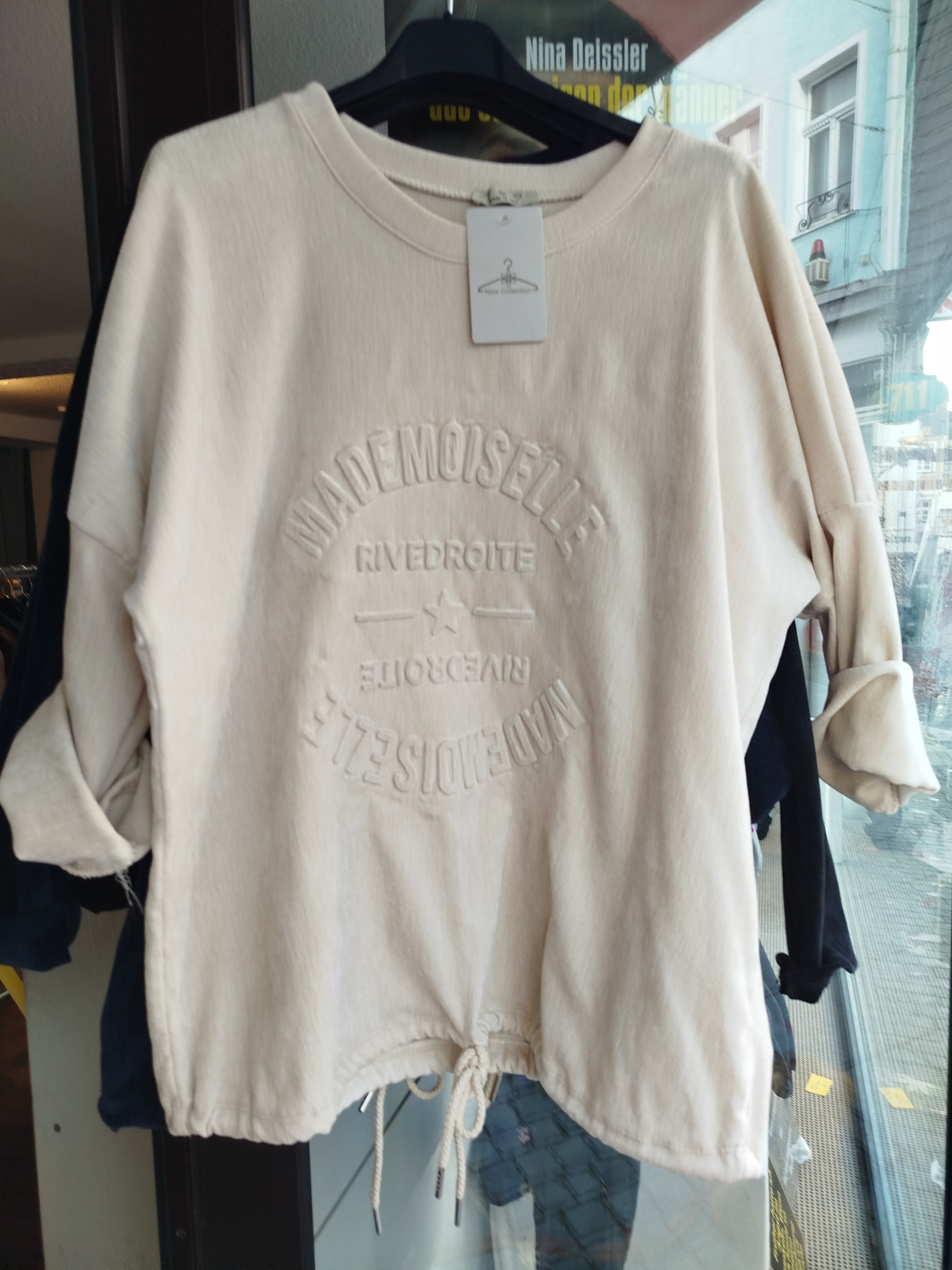 Sweatshirt Nicki 'Madmoiselle' onesize (36-44)