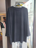 2 tlg. Set Sweatshirt und Hose weicher Cord Stoff onesize (38-46) weit geschnitten