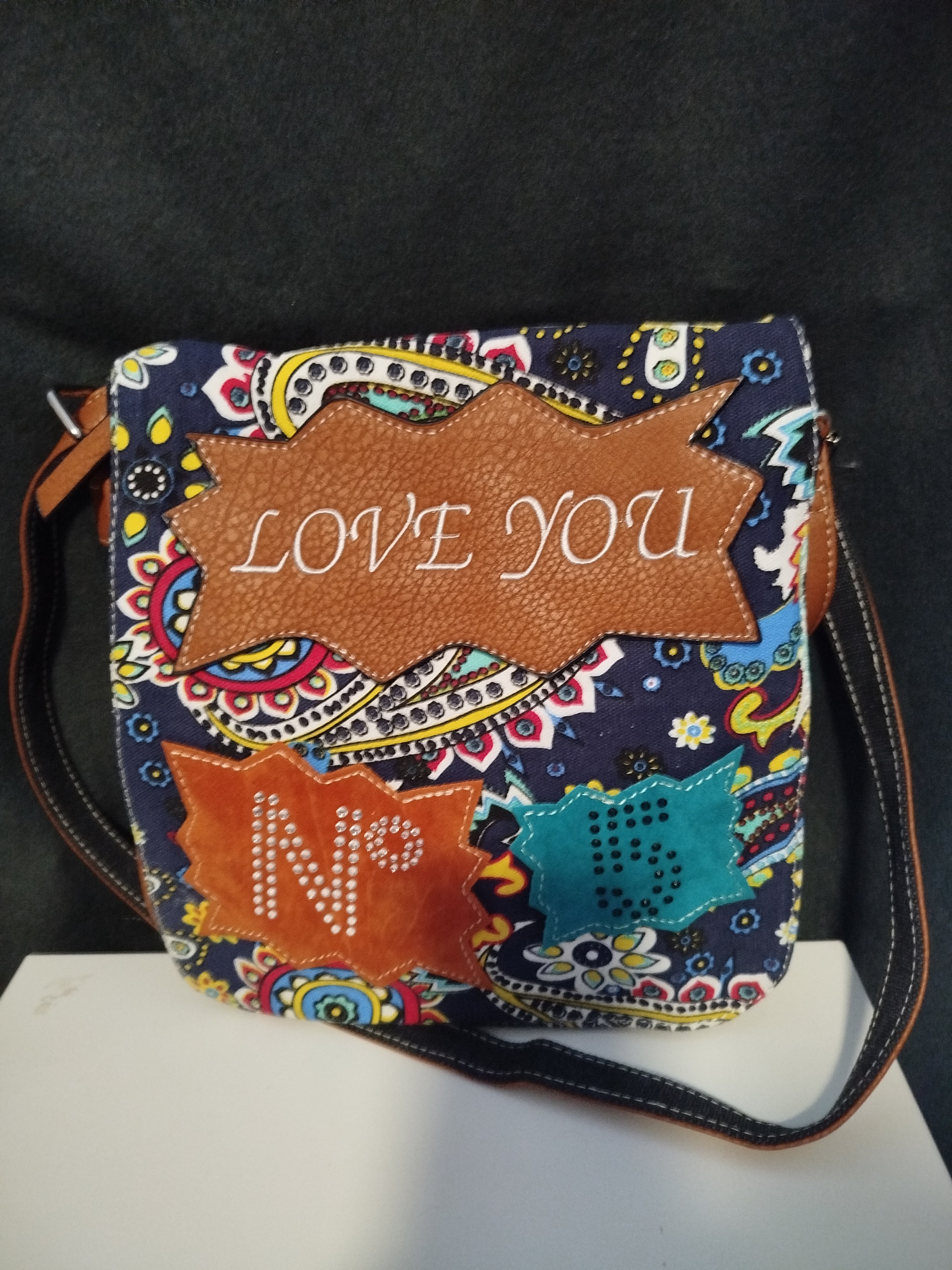 Kleine Handtasche 'love you'