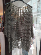 Boho Style Häkel Pullover onesize