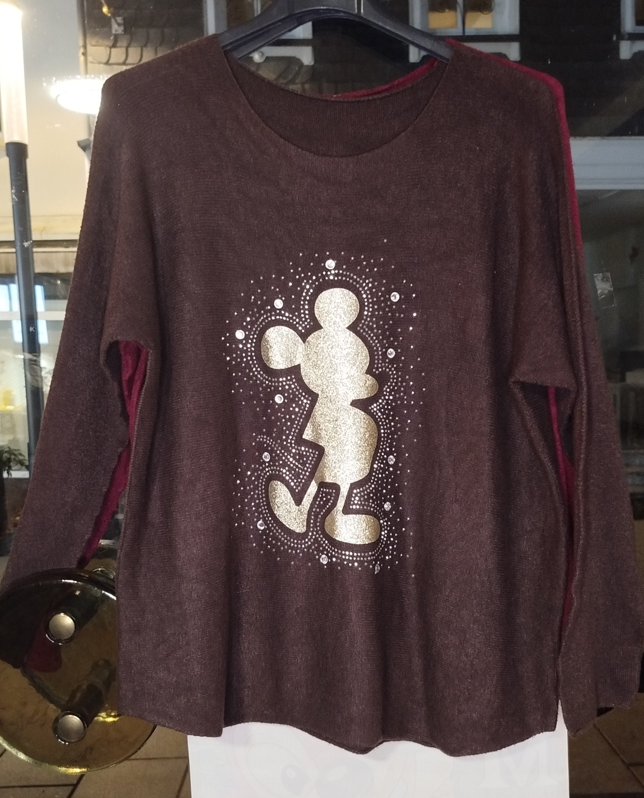 Feinstrick Pullover Disney Mickey Maus Gr. S/M