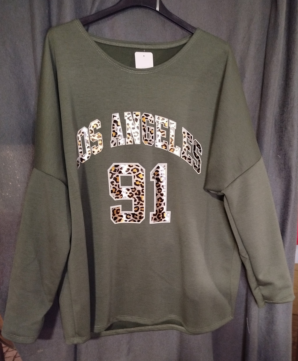 Sweatshirt mit Schriftzug onesize (38-44)