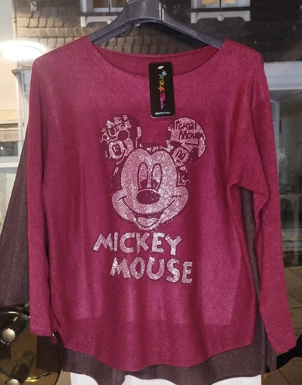 Feinstrick Pullover Disney Mickey Maus Gr. S/M