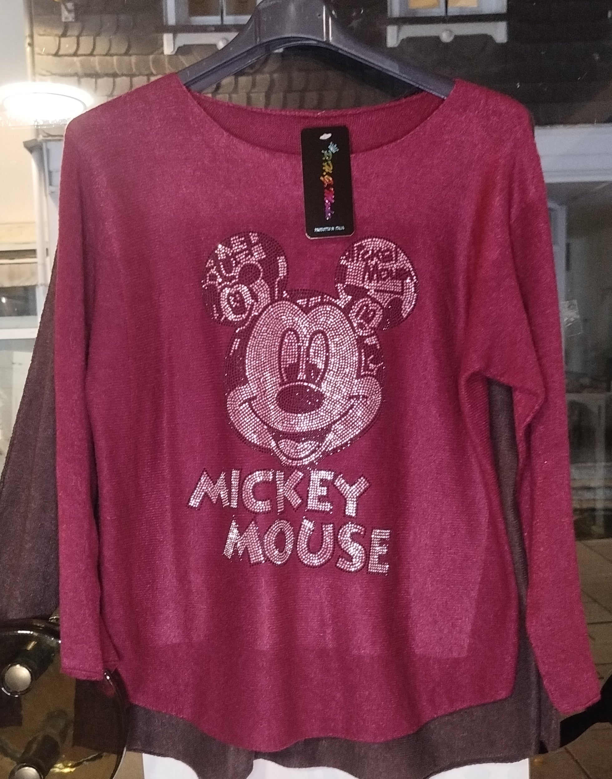 Feinstrick Pullover Disney Mickey Maus Gr. S/M