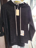 Kapuzenpullover schwarz Nicki onesize (36-42)