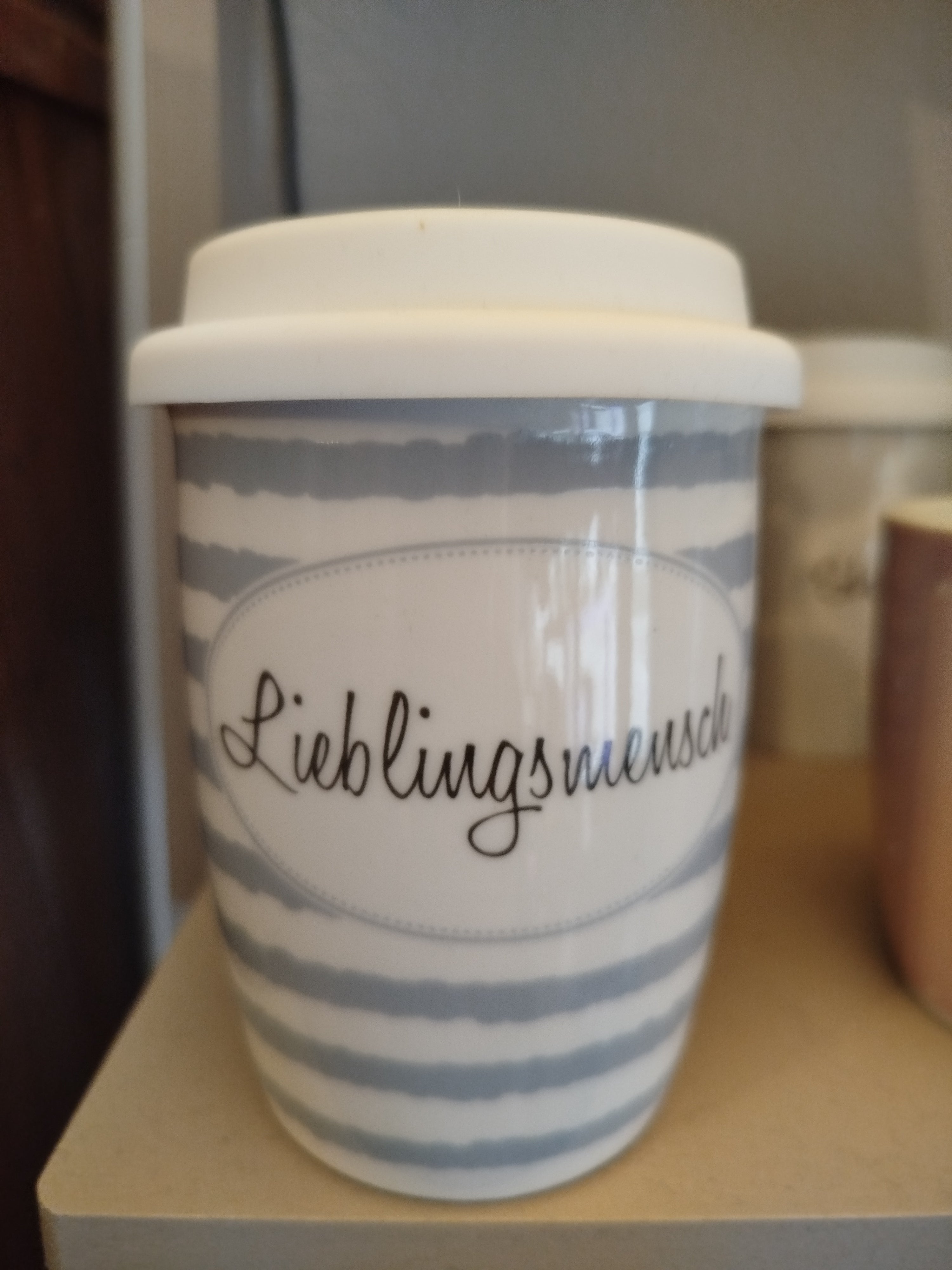 Coffee to Go Becher 'Lieblingsmensch'