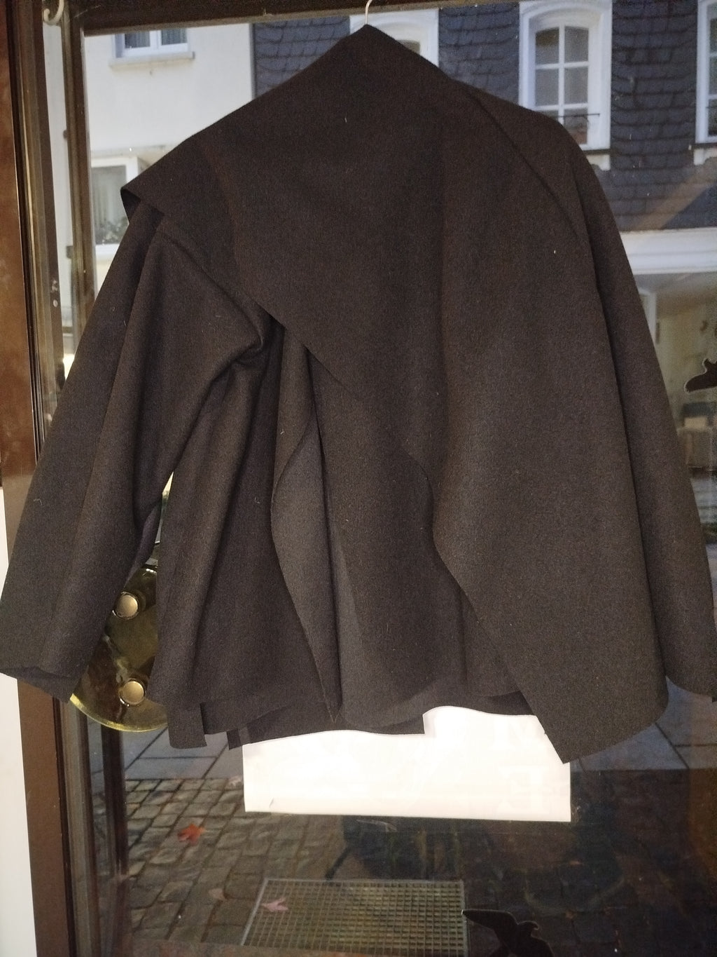 Poncho mit integriertem Schal onesize