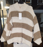 Strickpullover gestreift oversized onesize (36-44
