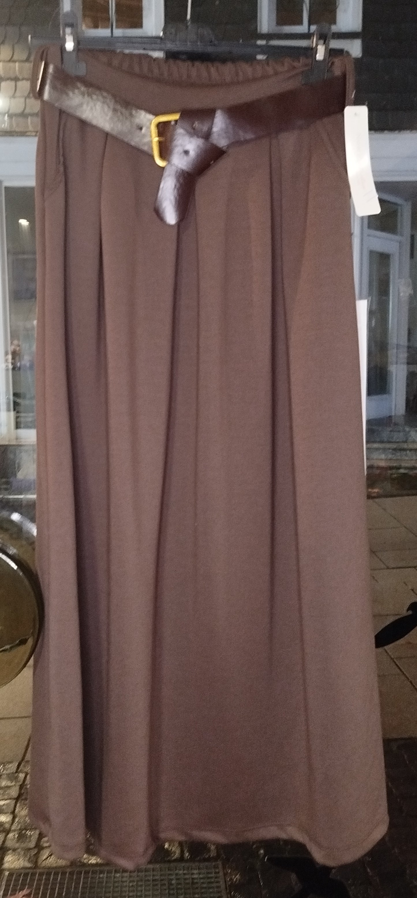 Rock Sweatshirtstoff onesize (36-44) mit gummizug und Gürtel