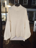 Kuscheliger Strickpullover mit Stehkragen oversized onesize (36-44)