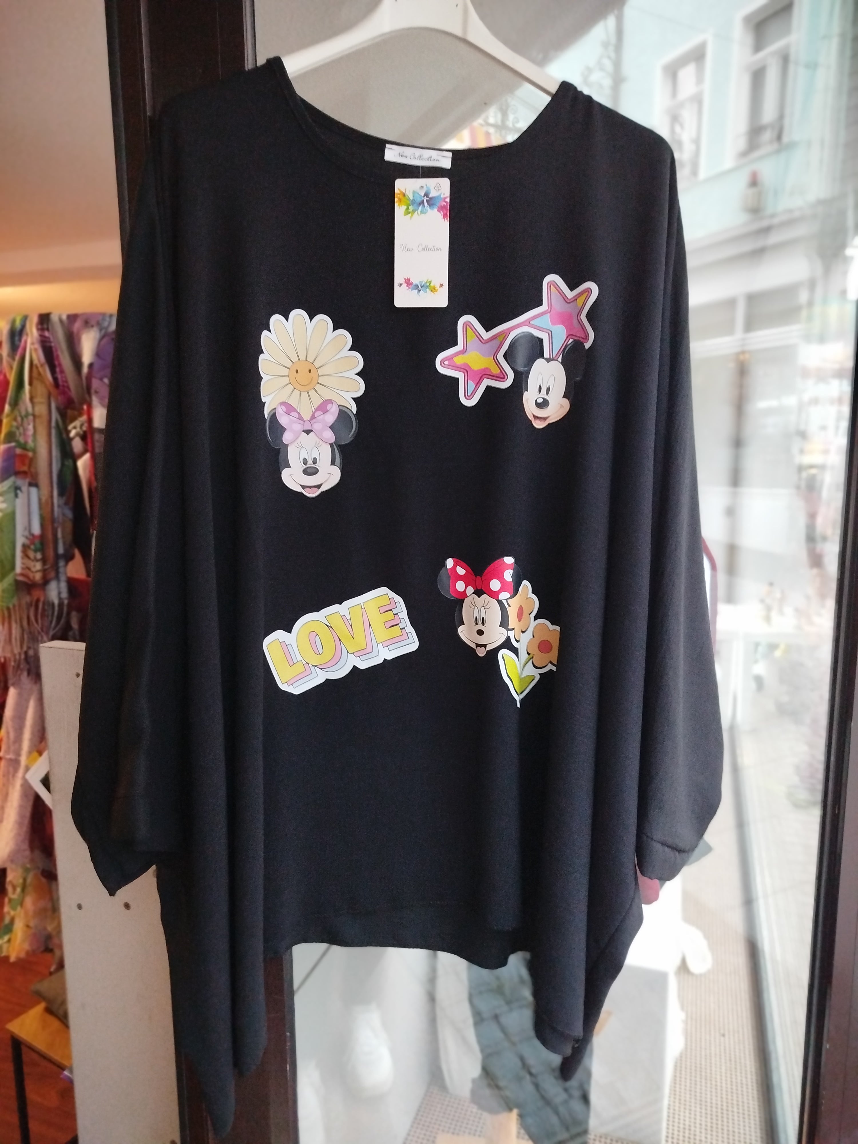 Bluse Micky Maus oversized onesize