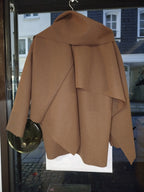 Poncho mit integriertem Schal onesize