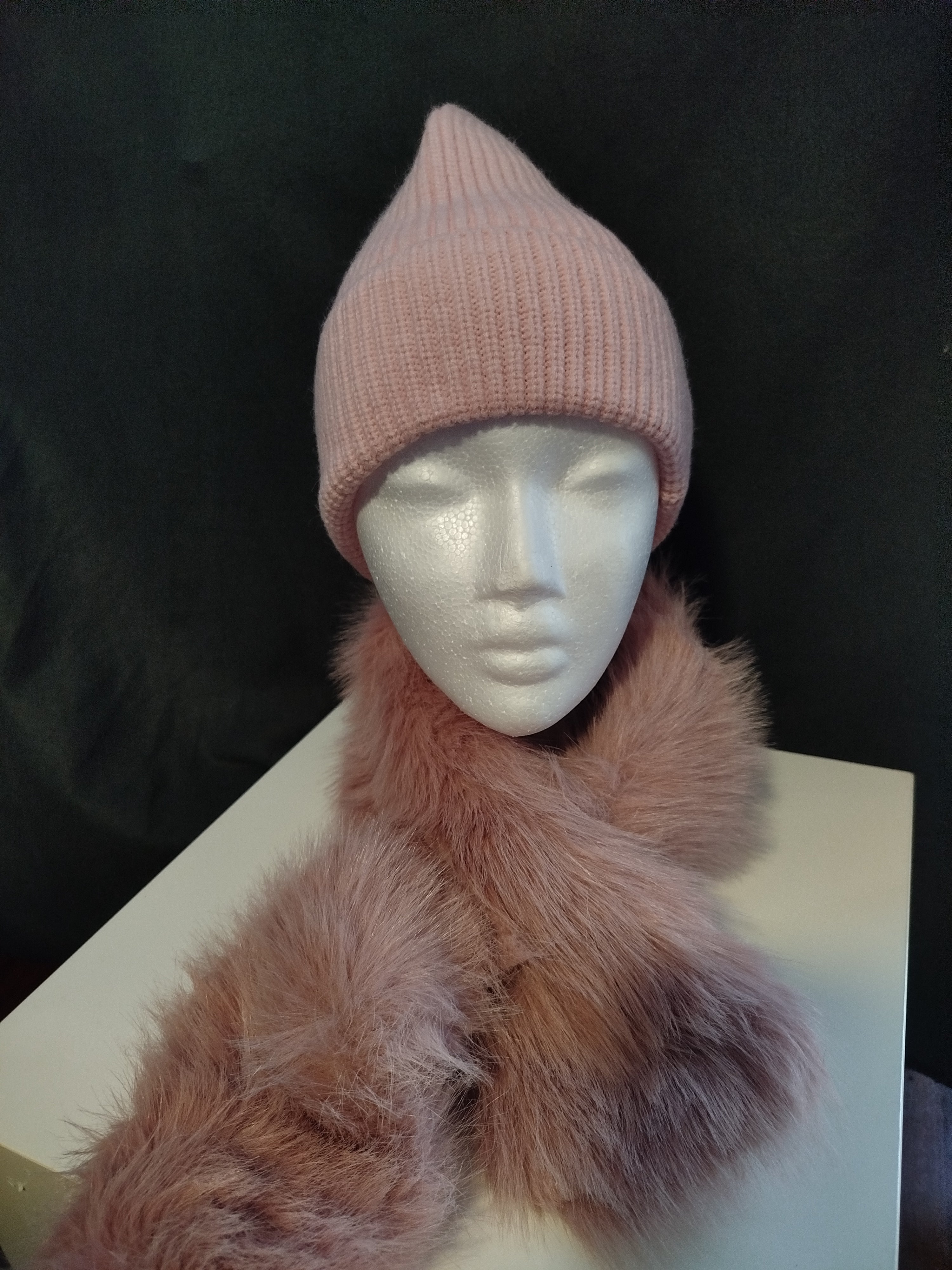 Faux Fell Schal kurze Form